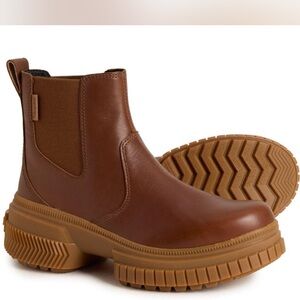 Sorel Brown Ankle Boots